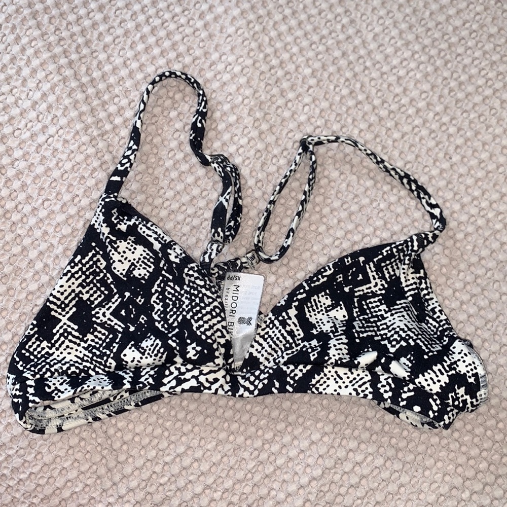 Midori Snakeskin Racerback Top